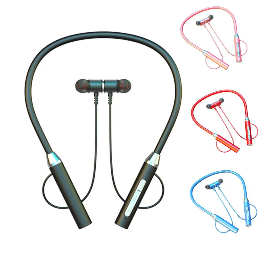 

Bluetooth 5.0 Headphones Neckband True Wireless Earphones Stereo Sports Magnetic Headphones With Mic IPX5 Waterproof Headset