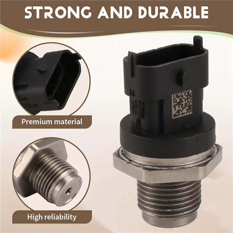 2X Fuel Rail Pressure Sensor 0281006244 For Nissan Navara Patrol ZD30