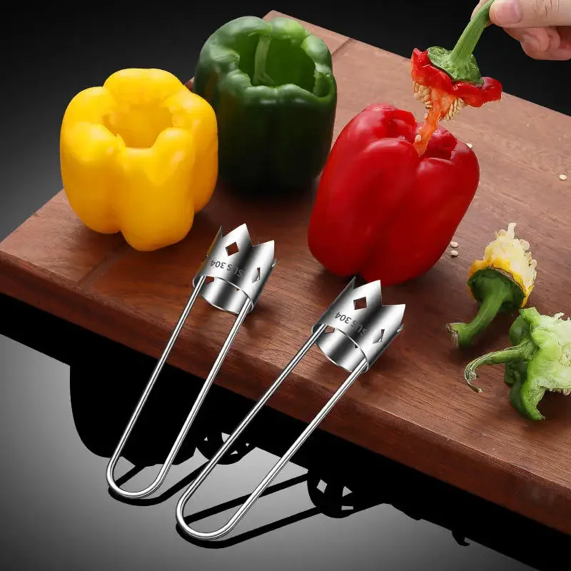 1 PC Multifunctional Fruit and Vegetable Core Remover Stainless Steel Fruit Apple Corer for Kitchen Gadget