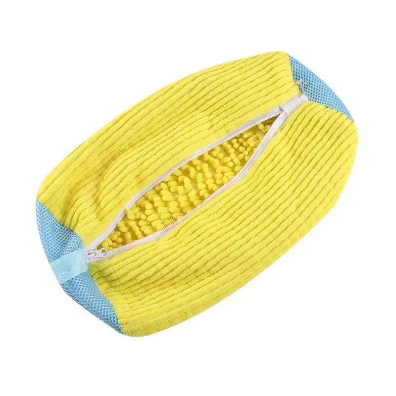New Laundry Bag Shoe Washing Bag Padded Net Protector For Fluffy Fibers Polyester Machine Friendly Drying Wash Bags For Shoes