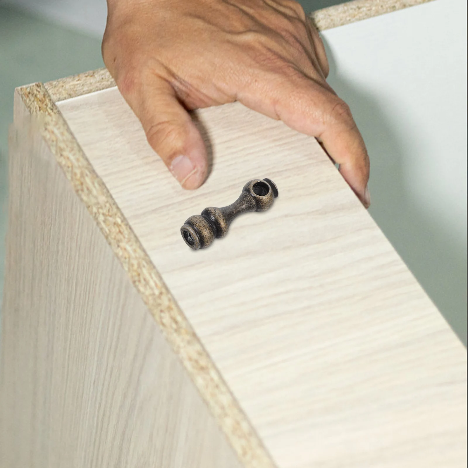 

10 pcs Zinc Alloy Round Hole Metal Connectors For Furniture Cabinet Cart Easy Install Decorative Guardrail Glass Railing Post