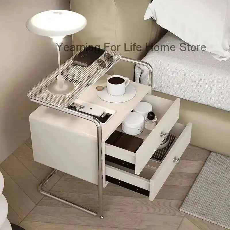 

Room Decor Drawers Bedside Table Living Modern Organizer Coffee Nightstand Cabinets Korean Unique Criado Mudo Home Furniture