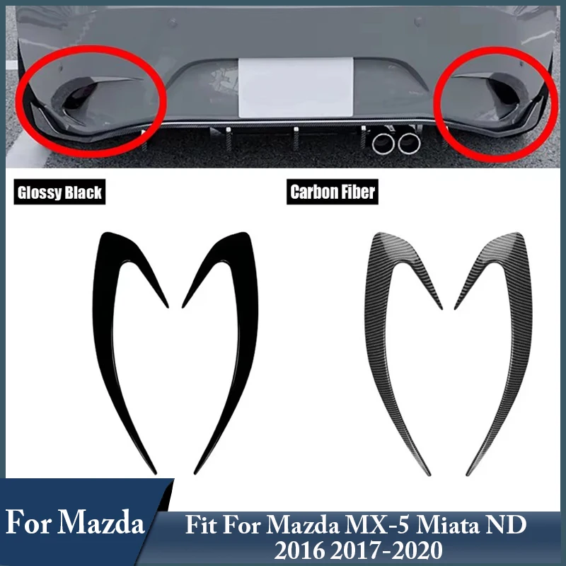 

Car Accessories Front Rear Fog Light Splitter Spoiler Side Wing Knife Spoiler Fit For Mazda MX-5 Miata ND 2016-2024