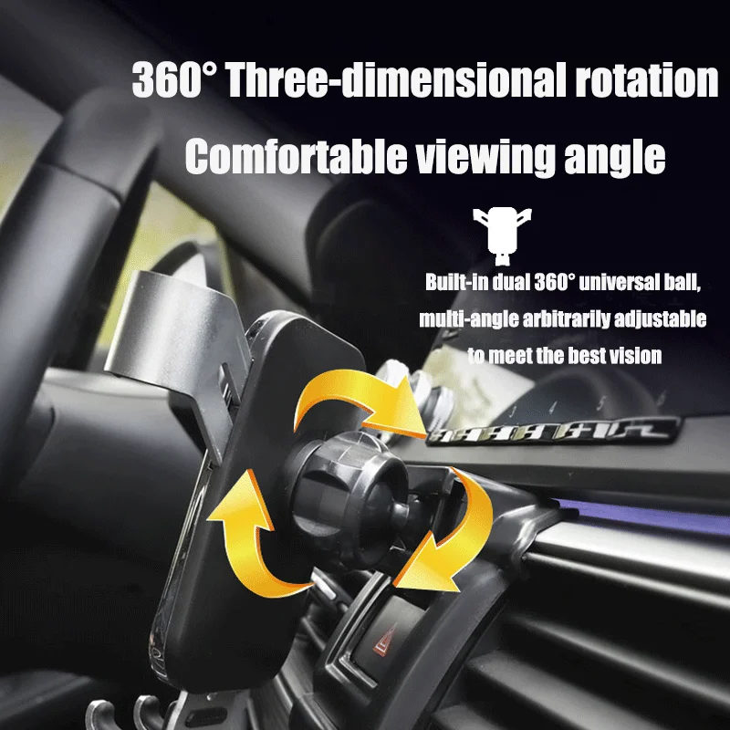Car Mobile Phone Holder for Nissan Qashqai J11 2014~2020 2021 GPS Wireless Charging Bracket Rotatable Support Auto Accessories