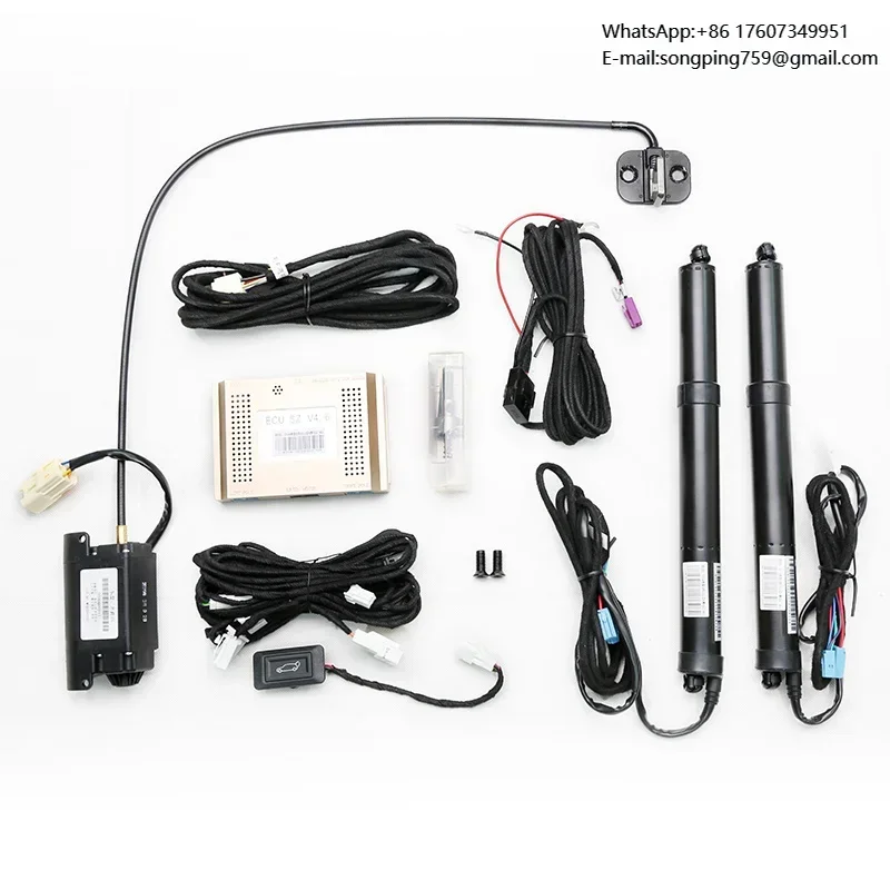 For Tesla Model S 3 X Electric Tailgate Lift Iron+Plastic Construction Black Color Automatic Lifting Lever Intelligent Trunk