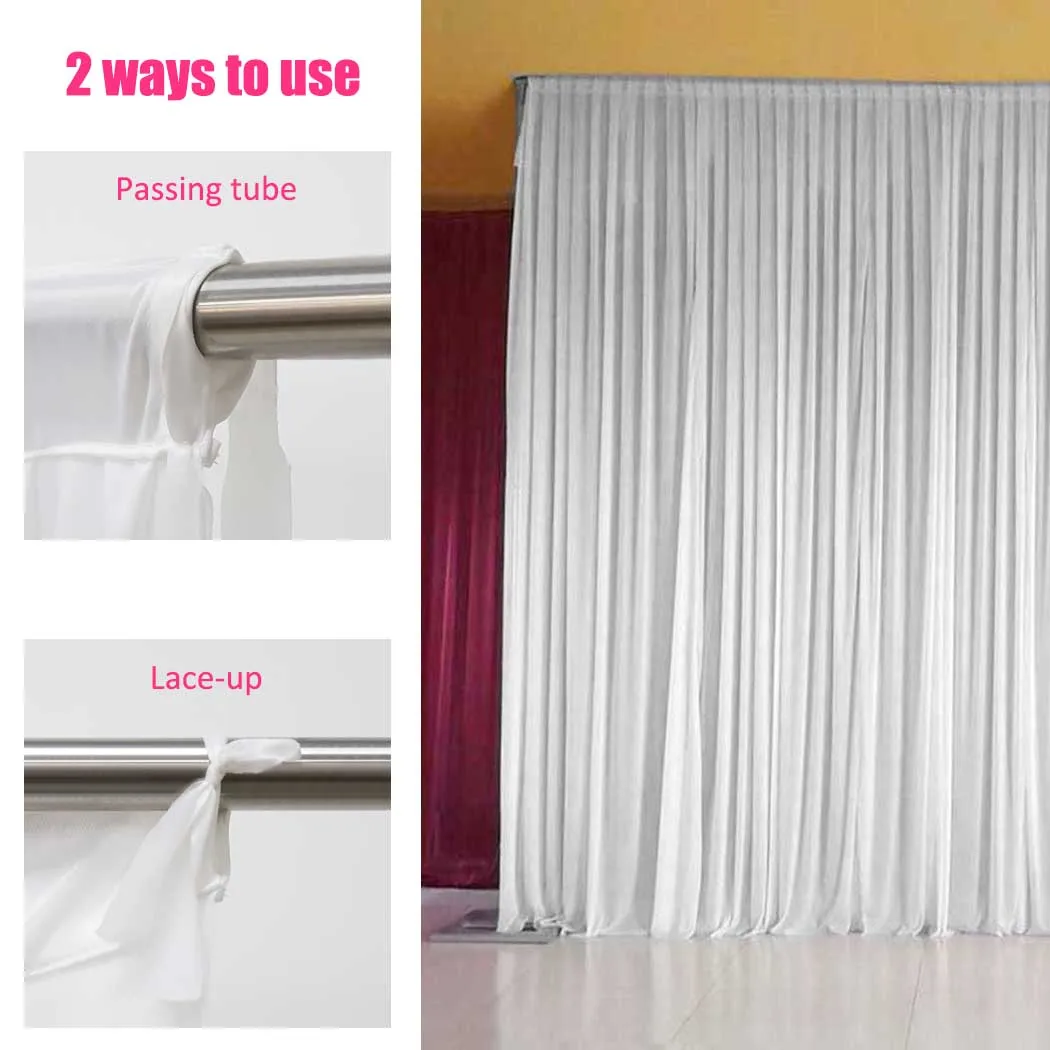 6x3M Wedding Backdrop Drapes Curtain Party Photography Background Curtain Decoration