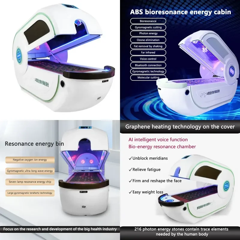 for ABS Biological Resonance Energy Cabin Far Infrared Health Care Weight Loss SPA Capsule with Bluetooth Connection