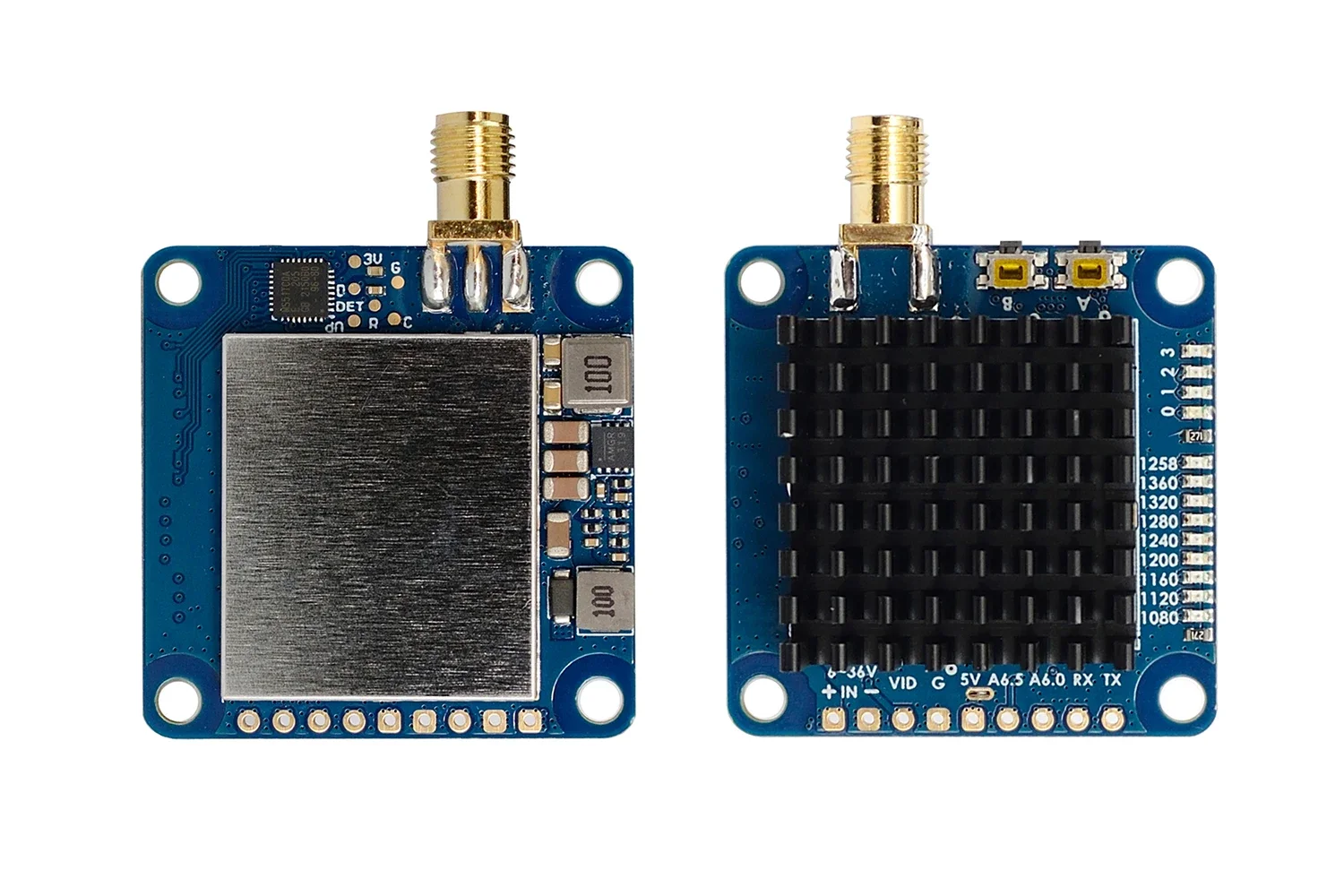 Nadajnik wideo 1G3TE V2 1.2GHz 1.3GHz 2000mW 2W 9CH z kontrolą Tramp do dronów dalekiego zasięgu