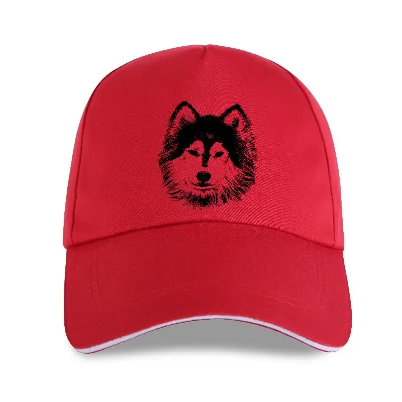 2022 Cap Hat  Men Printed Cotton Tops Casual Loose Baseball Cap Wolf Style Boys Casual Street Style Cool Funny T-shir