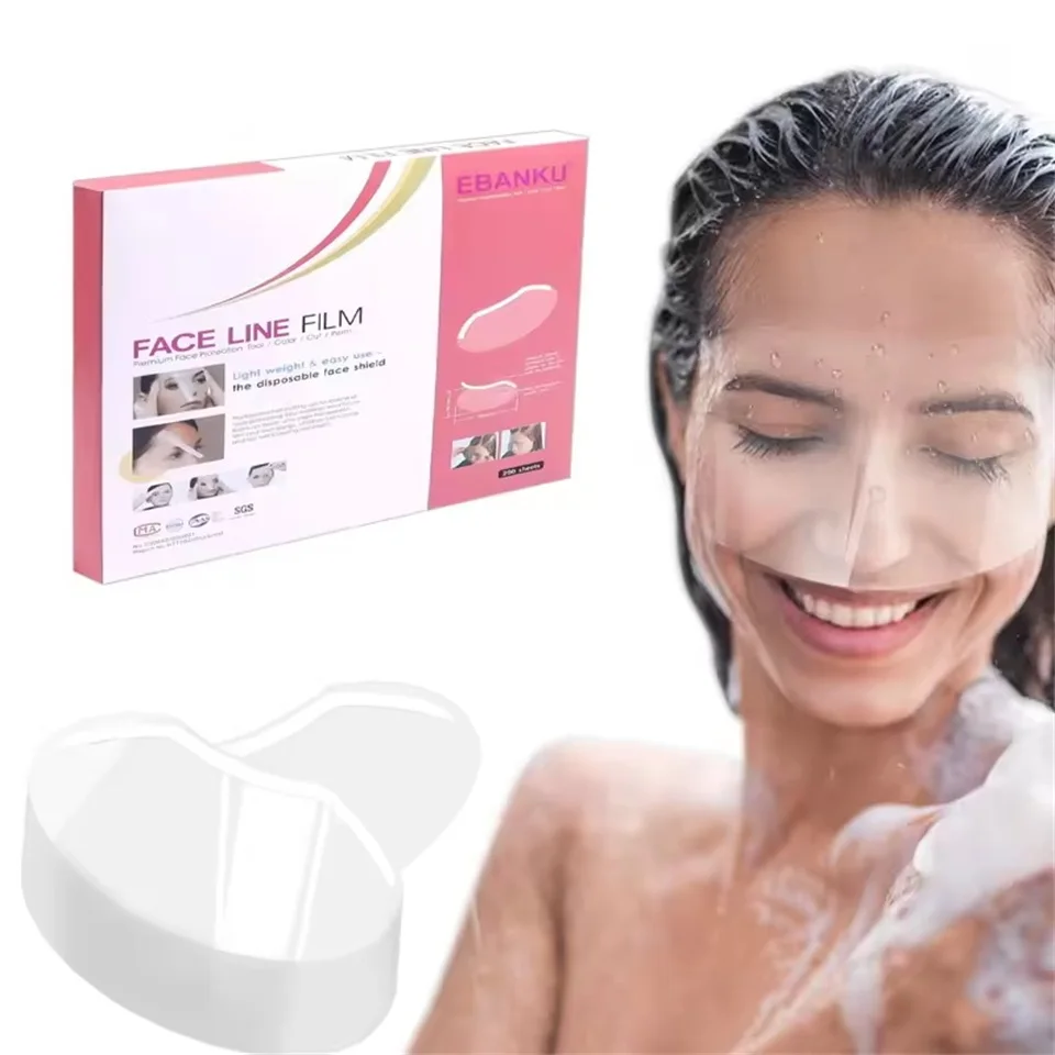 

Barbershop 100 PCS Makeup Shower Face Shields Visors Disposable Masks for Hairspray Salon Supplies Hairdressing Tools