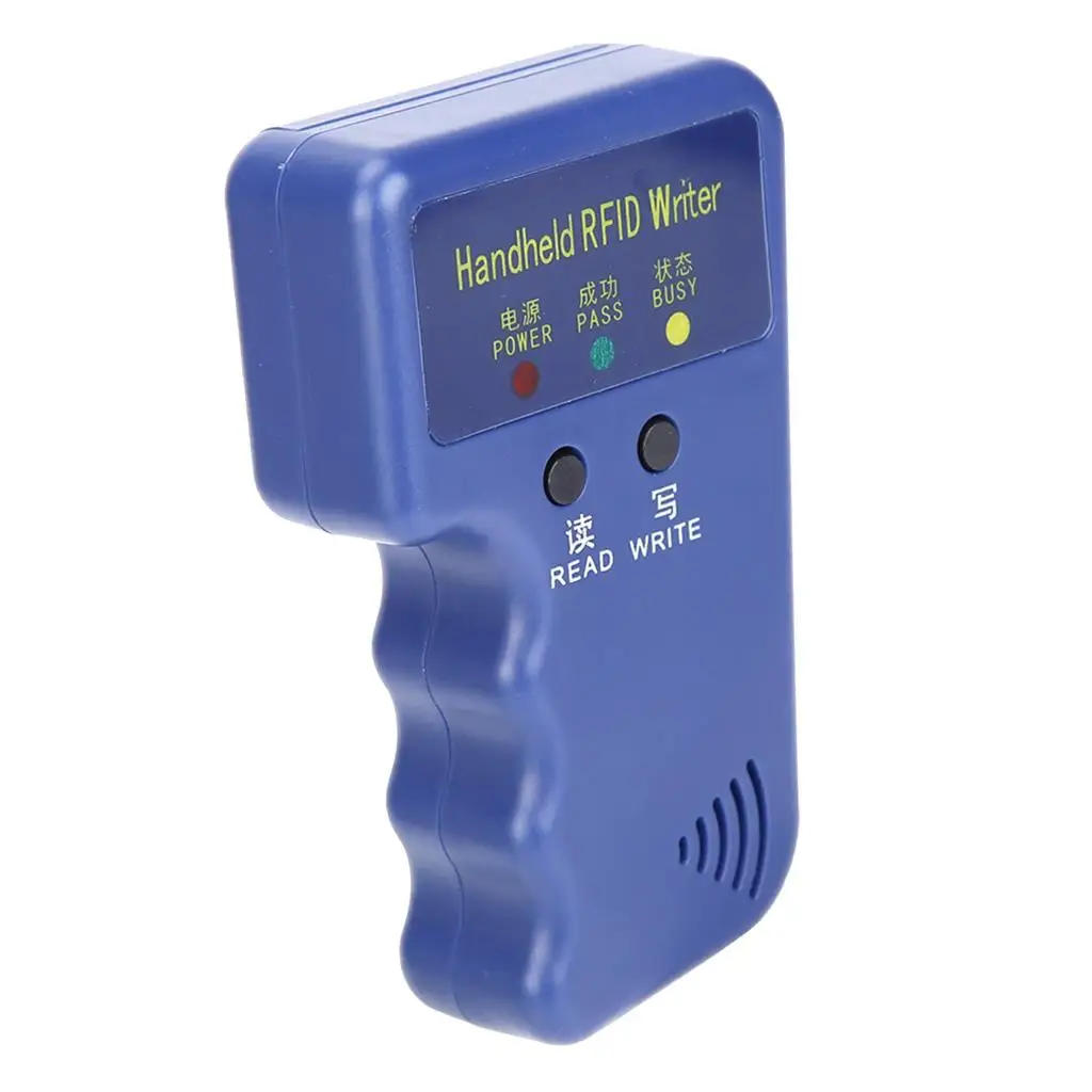 RFID Reader Writer 125khz RFID Writer EM4100 Handheld RFID ID Card Writer Copier Duplicator or 3pcs T5577 Fob Tags
