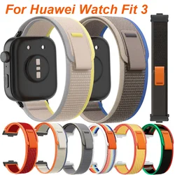 Trail Loop Band For Huawei Watch Fit 3 2 1 Strap Nylon Bracelet Sport Watchband For Huawei Watch Fit3 Smartwatch Elastic Correas