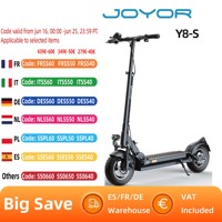 JOYOR Y8-S(ABE) Electric Scooter 10 Inch Wheel 48V 26Ah Battery 500W Motor 40Km/h Max Speed 120KG Load Up to 82KM Mileage