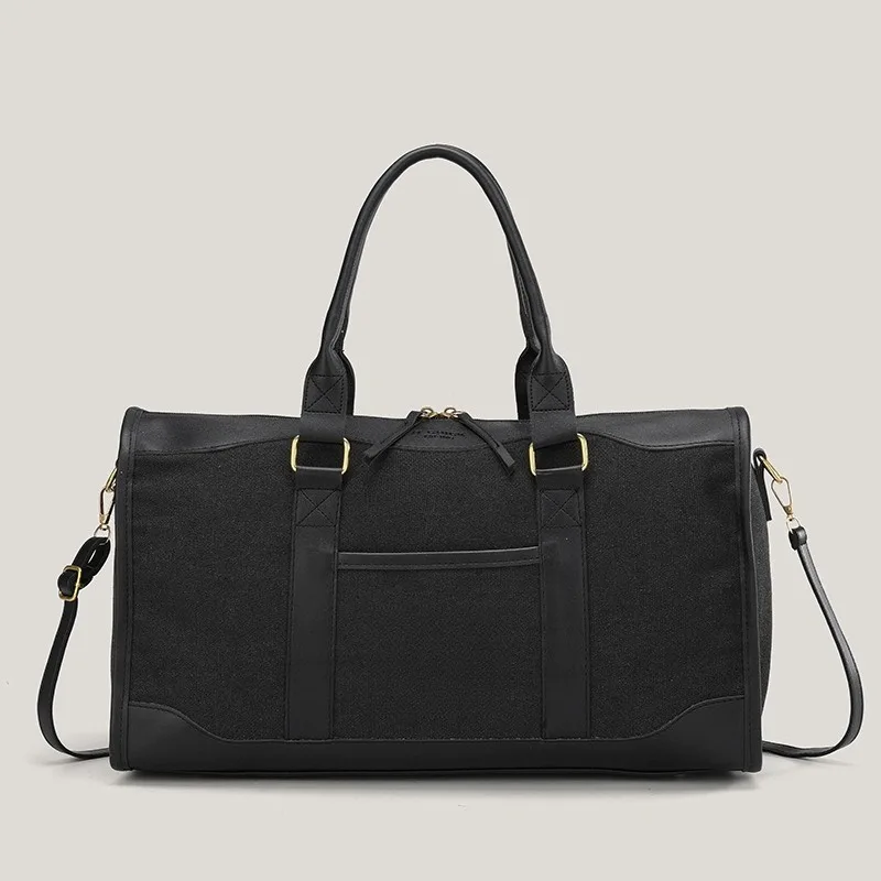 

New Neutral Gym Duffle Bag Large Capacity Waterproof Sports Training Handbag, Multi-use Travel Weekender Carry Bag for Men Women