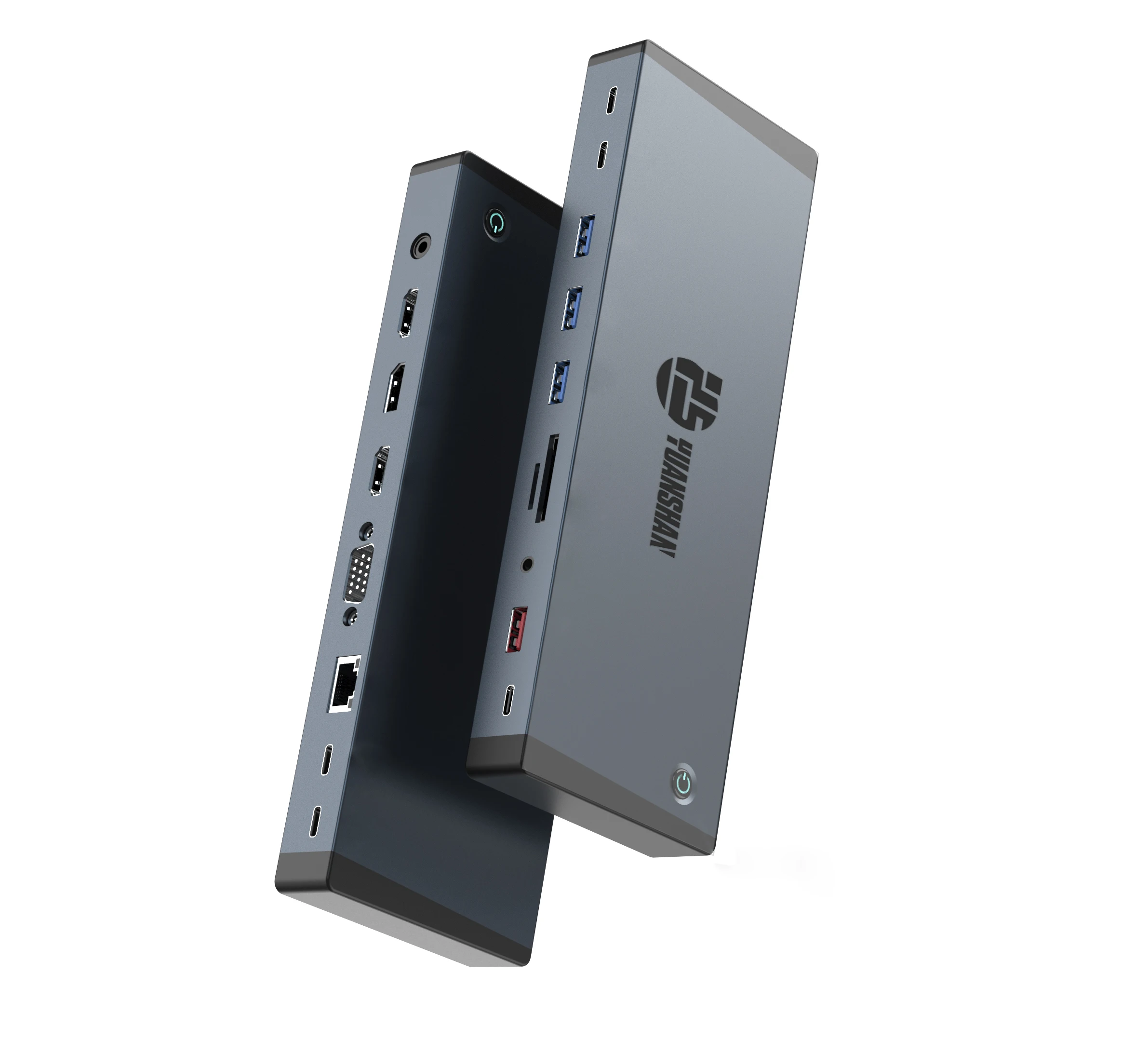 USB C Docking Station Yuanshan 18in1 Intel Hub 8K Compatible with Thunderbolt3 USB 4 Dock  M1 M2 Laptop