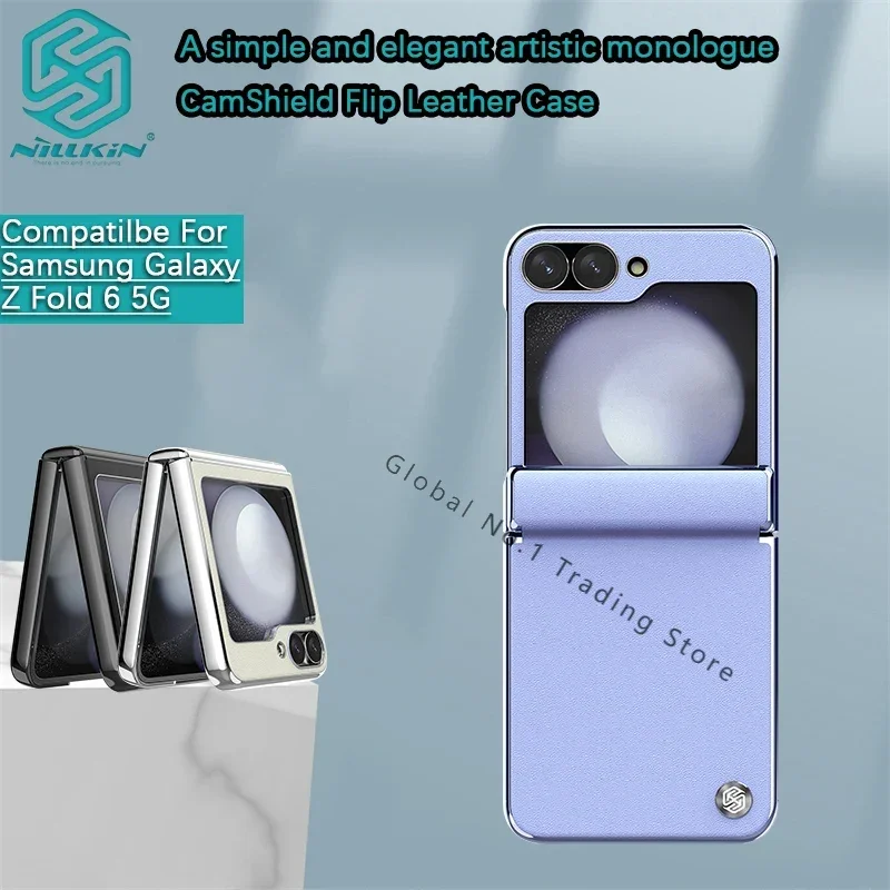 

Nillkin for Samsung Galaxy Z Flip 6 5G CamShield Flip Leather PU Case Mobile phone Case shell for Z Flip 6 Case