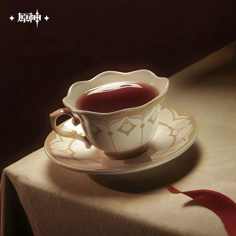 Pre Sale miHoYo Official Genuine Genshin Impact Sandrone Impression Afternoon Tea Cup and Saucer Set Cosplay Anmie Game Gifts