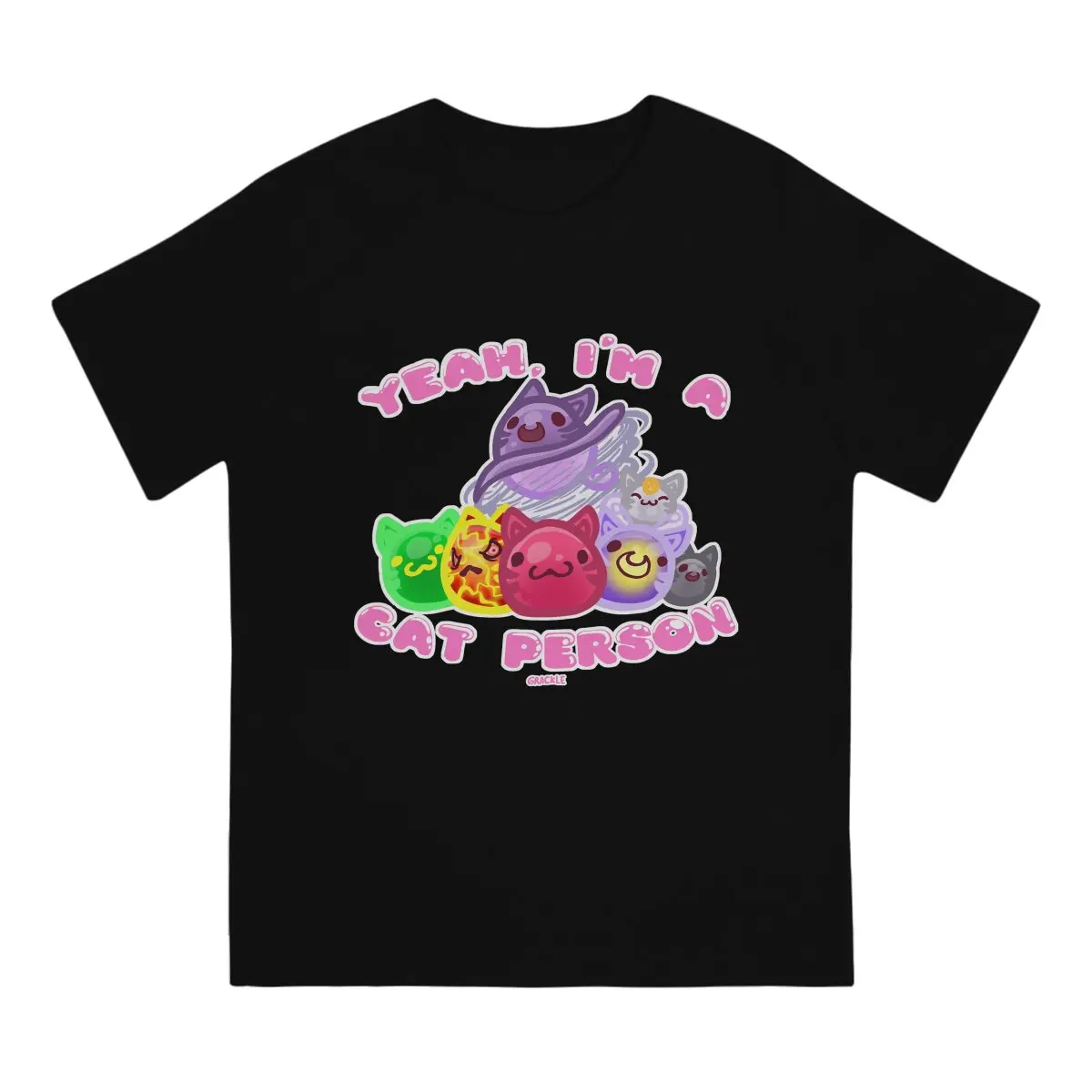 Slime Rancher Fan of Cat Slimes Tshirt Homme Men's Streetwear Blusas T Shirt For Men