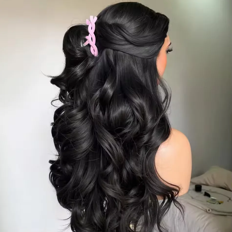 

Парик из натуральных волос Body Wave 250 Density, 13x6 HD, с прозрачной кружевной основой, для женщин, 30-40 дюймов, 13x4, с предварительно выщипанной линией роста волос