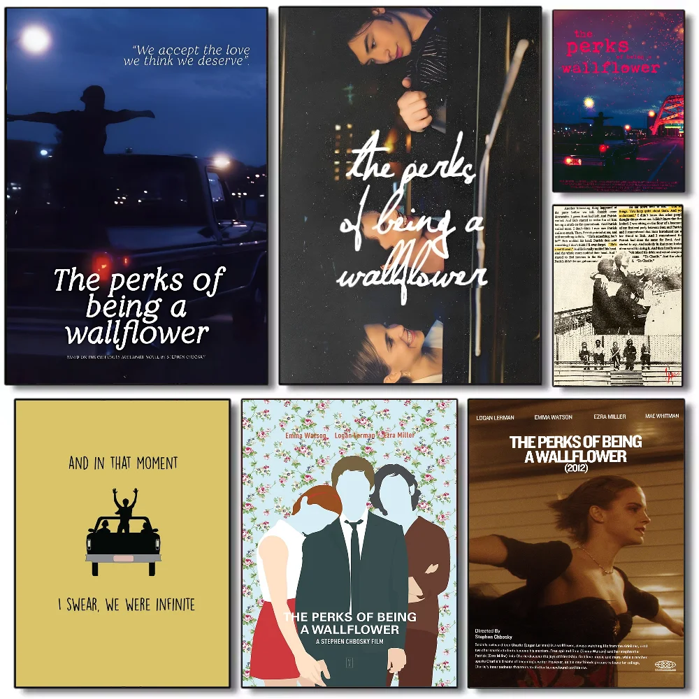 

Poster The Perks Of Being A Wallflower Poster HD art sticky wall waterproof home living room bedroom bar aesthetic decoration