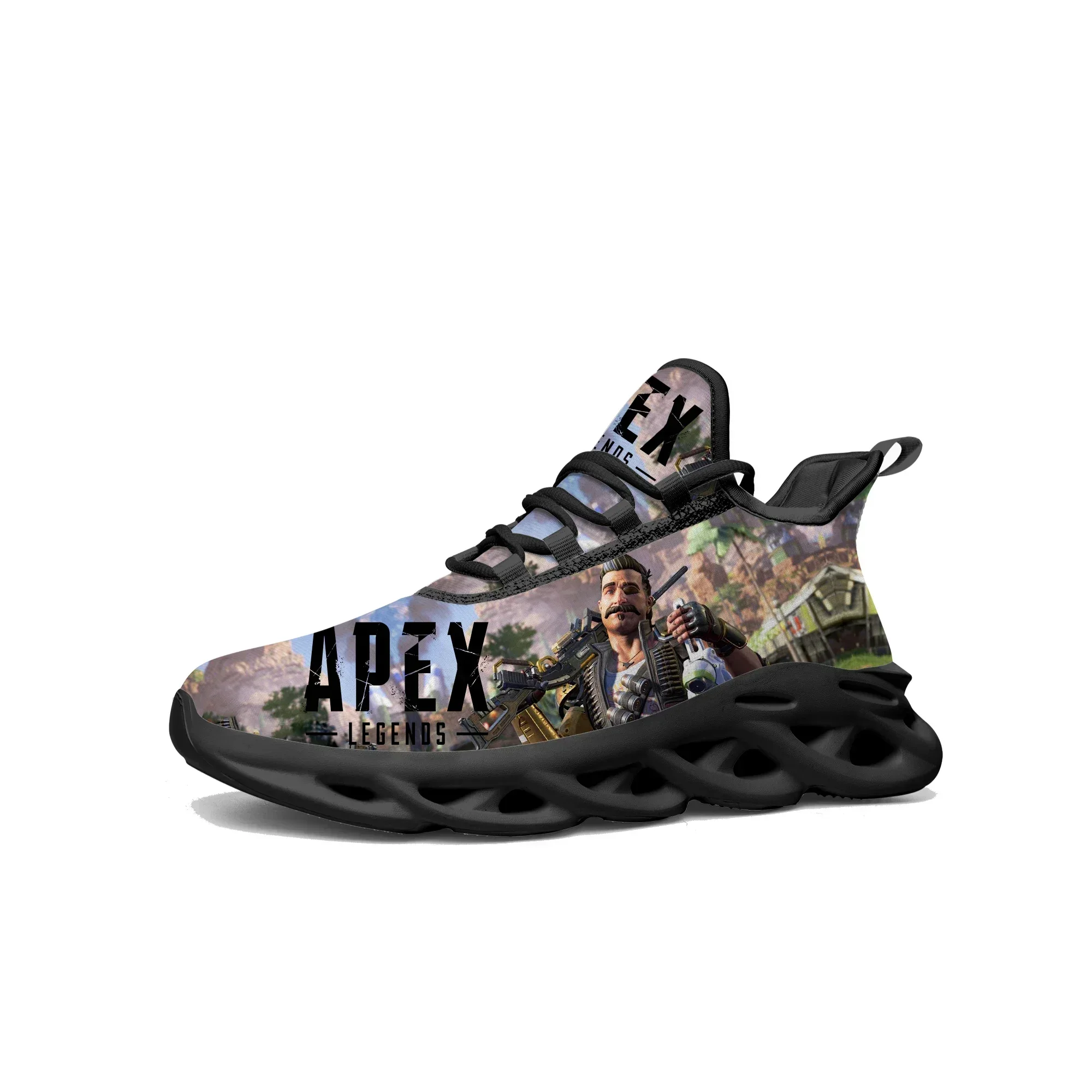 

Кроссовки Apex Legends Loba Fuse в стиле мультфильма, мужские, женские, подростковые, спортивные кроссовки для бега, высококачественные туфли на шнуровке, изготовленные на заказ