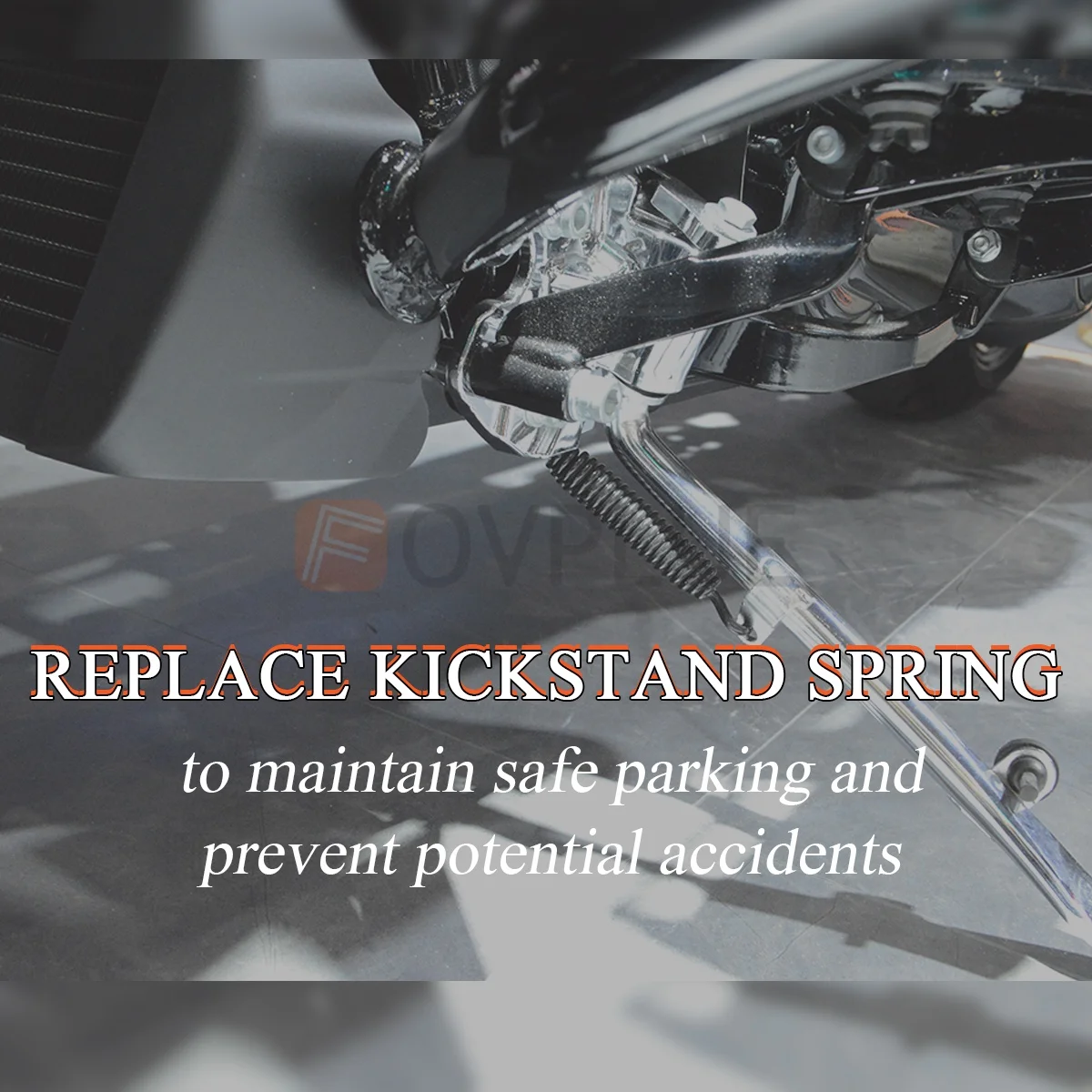 Motorcycle Jiffy Stand Kickstand spring For Harley Touring Electra Glide Road King Softail Fat Boy Sportster XL 1200 Iron XL883N