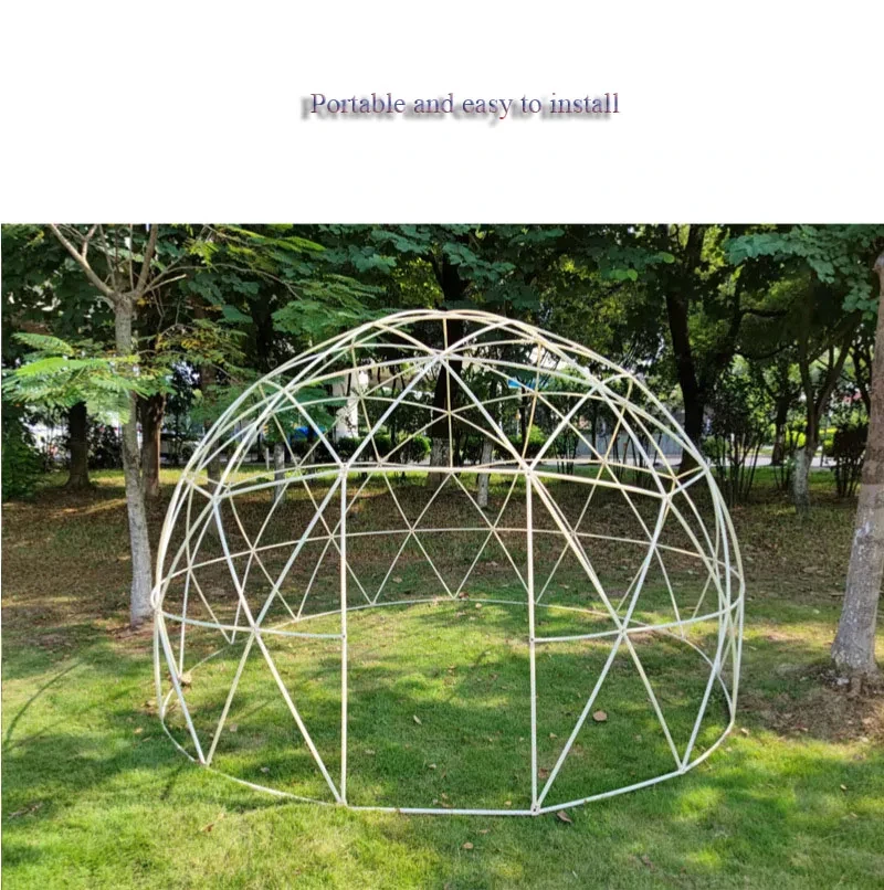 Big Space Waterproof Windproof Clear PVC Dome Tent Transparent Igloo Dome Tents For Outdoor Camping relaxation