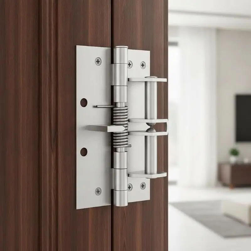 Hot Sale Detachable Spring Hinge Automatic Door Closer Multi Function Self Closing Furniture Hardware Accessories