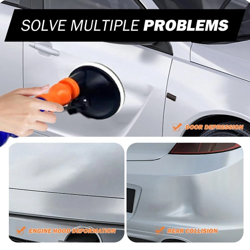 Dual Head Suction Cup Car Dent Puller Auto Dent Repair Tools, Automotive Body Repair Dent Removal Tools (2PCS) Durable