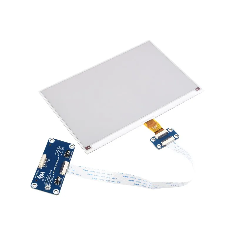 Sombrero de pantalla de tinta electrónica de papel electrónico de 7,5 pulgadas (B) para Raspberry Pi, 800 × 480 píxeles, tres colores rojo/negro/blanco, interfaz SPI