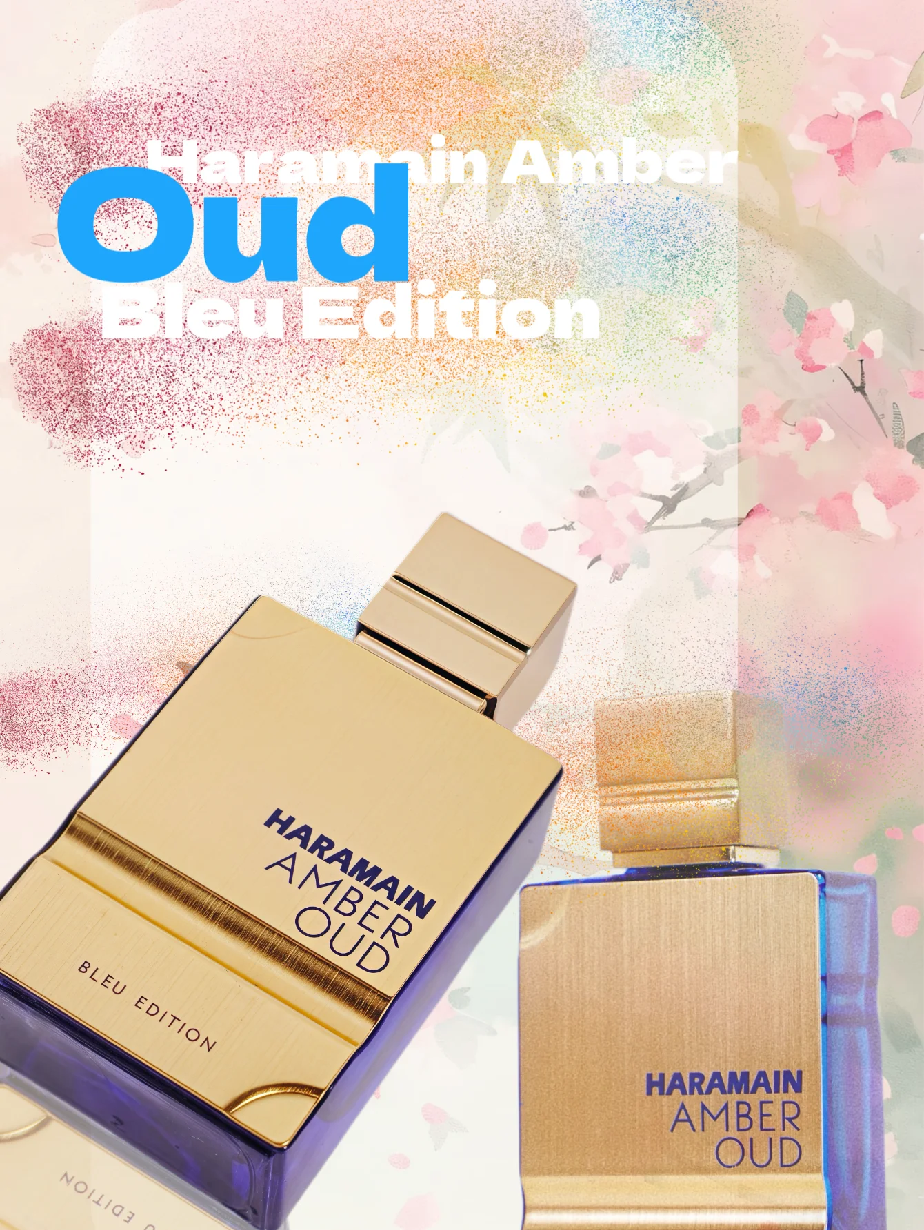 Al Haramain Amber Oud Blue Edition Eau De Parfum 60ml Fresh Amber Woody رائحة طويلة الأمد للجنسين، هدية فاخرة لعيد الميلاد وعيد الفصح #5