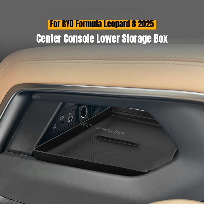 

‌For BYD Formula Leopard 8 Car Center Console Lower Storage Box Organizer Electric Vehicle Stowing Tidying Interior Accessories