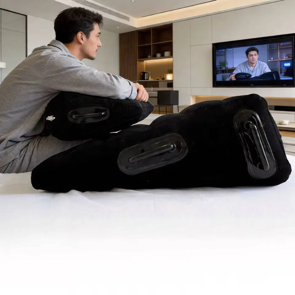 PVC Wedge Pillow Knee Cushion Inflatable Foot Elevation Leg for Travel Camping Sleeping Home Furniture Table Modern