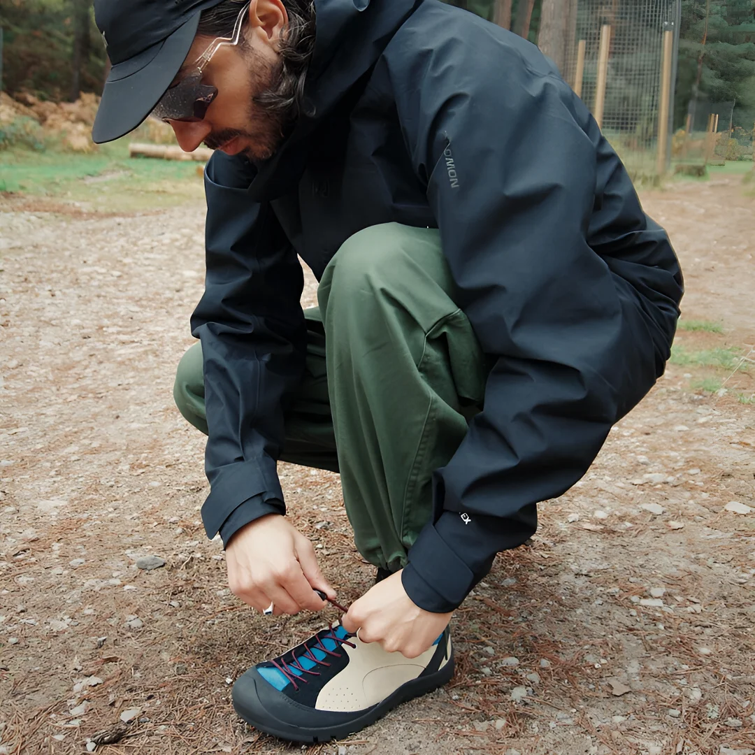 

High-End Commuter Outdoor Mountain Series Windproof Couples Fleece-Lined Hiking Shoes Four-Season Casual Walking Shoes