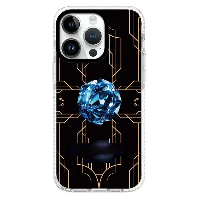 Pop Demon Game Anime 2.0 Acrylic White Border Magnetic Phone Case Cover for IPhone 12 13 14 15 16 Pro Max Case