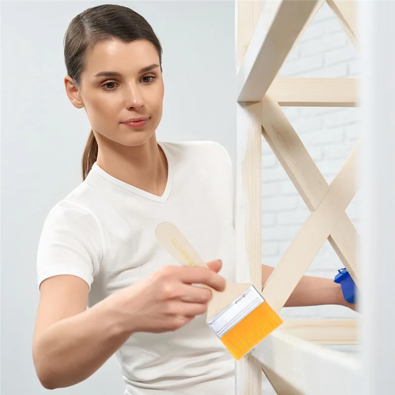 

A23P различных размеров, 12 шт., набор плоских кистей для масляной краски, для акриловых кистей, нейлоновых кистей для рисования