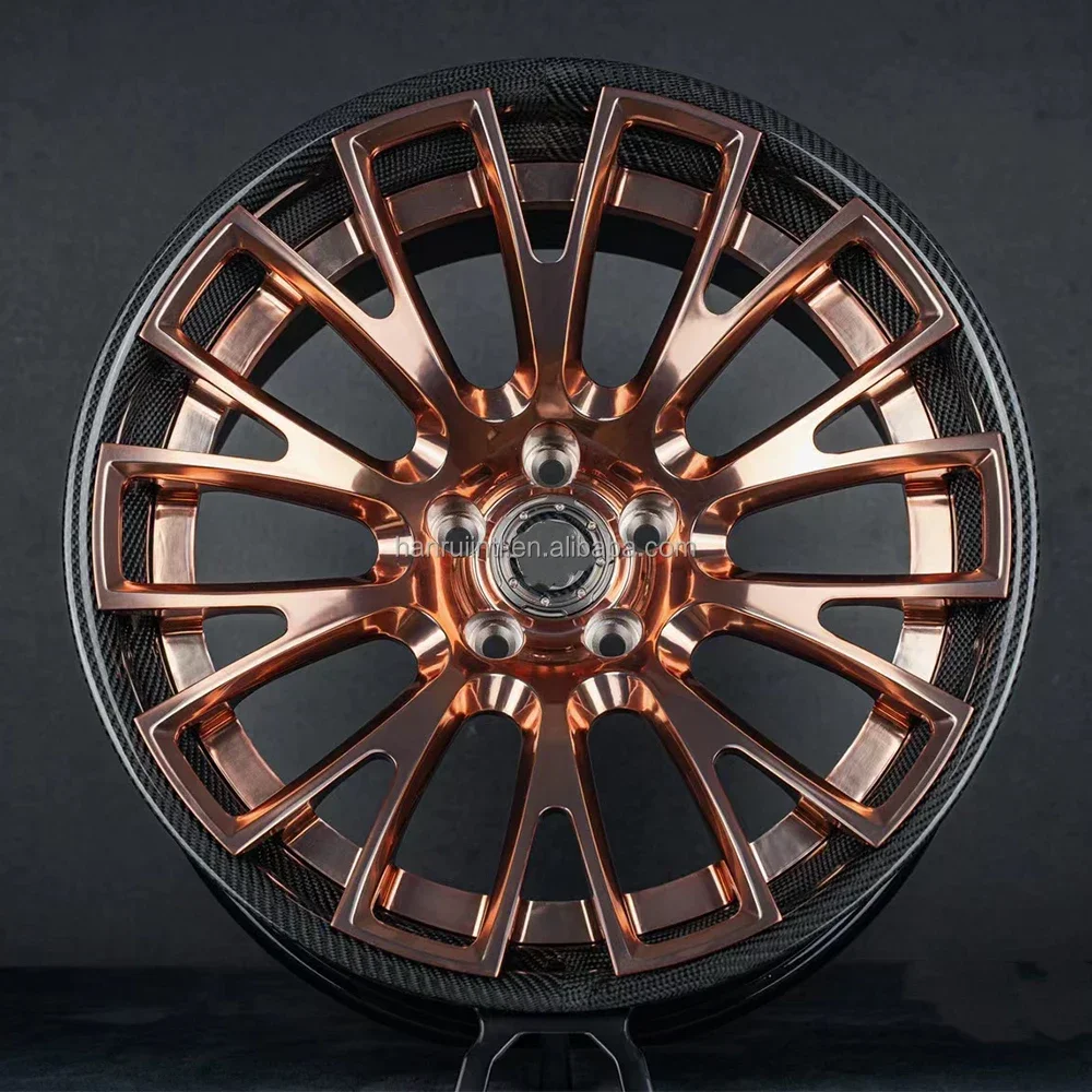 

Carbon fiber wheel rims 18 19 20 21 inch 5X112 5X120 5X130 for luxury cars