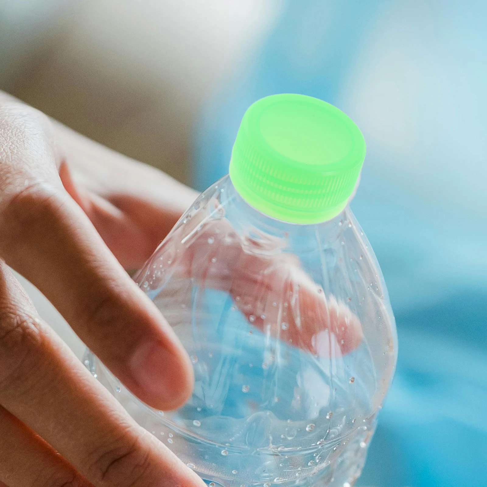 

100 Pcs Plastic Bottle Cap Water Cover Cute Caps Covers Reusable Goat White for Crafts