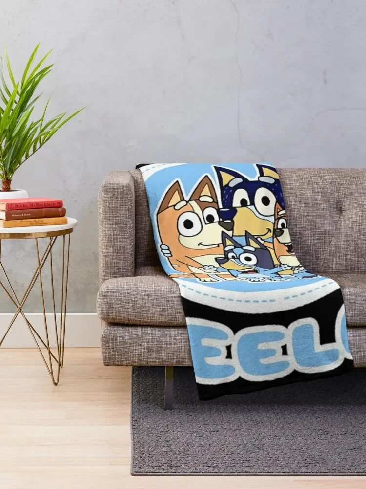 Family Heeler (1) Throw Blanket Decorative Sofa Camping Blankets