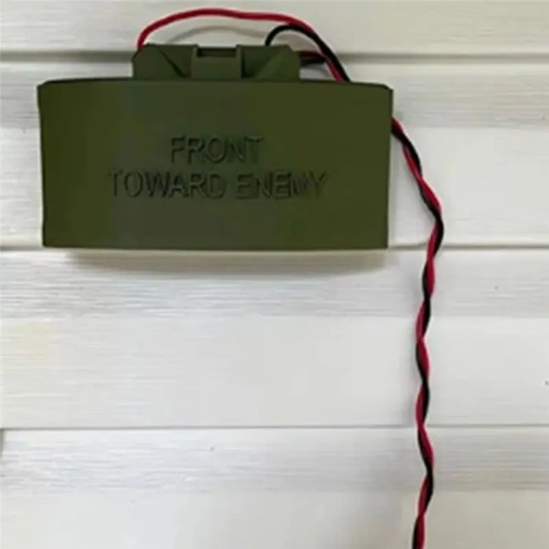AT84-Ring Cam Claymore Mine Doorbell Fake Mine Props Replica Avoid Interruptions Doorbell Pranks Home Prankster Doorbell