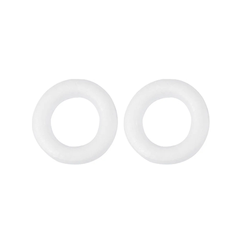 

10Pcs DIY Foam Donut Rings Christmas Craft Circle Party Hanging Decor Preschool Kindergarten Holiday Wreath Crafts