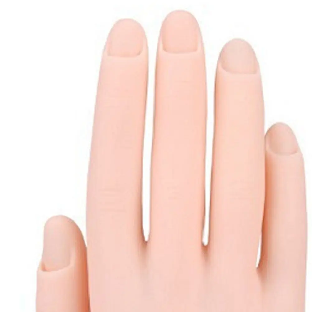 

Realistic Life Sized Manicure Training Hand for Nail Art Beginners Reusable Lightweight Practice Tool Nail Art Practice Hand