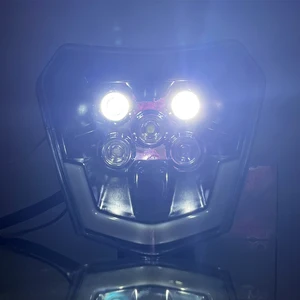 Motorrad -Scheinwerferplatte, LED -Zubehör für KTM EXC SX MX 250 300 450 Motocross Dirt Bike Supermoto Enduro Farol 8 Hauptverkauf Farol da Faz 250 - №4