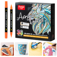 Acrylic Paint Pens, Extra Fine Tip and Brush Markers for Rock Painting Stone Wood Slices Ceramic Christmas Decorations Supplies