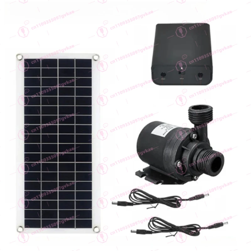 

Набор: солнечная панель 100 Вт, водяной насос 800 л/ч, ультратихий погружной насос для пруда, сада, фонтана, декоративный