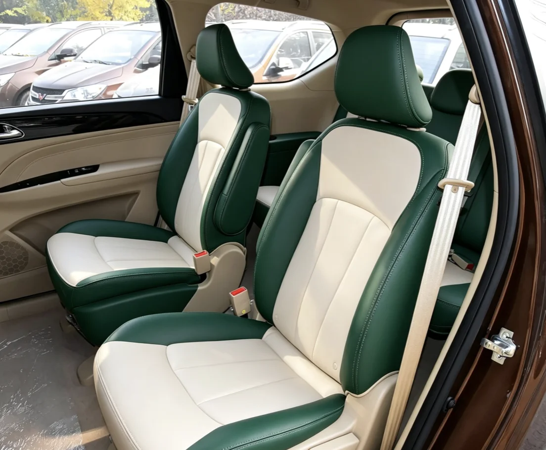 Für Chevrolet Captiva 2020 Maßgefertigte Autositzbezüge Luxuriöses Nappaleder 100% Passgenau Innenraumzubehör 360 ° Vollständige Abdeckung – Detail 4