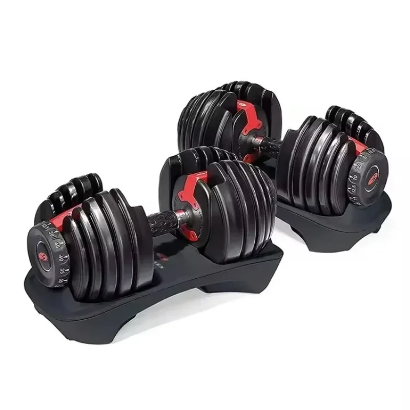 40kg Upgrade Model Handle Adjustable Dumbbell Set Material for Strength Training Home Gym Equipment Durable Design
