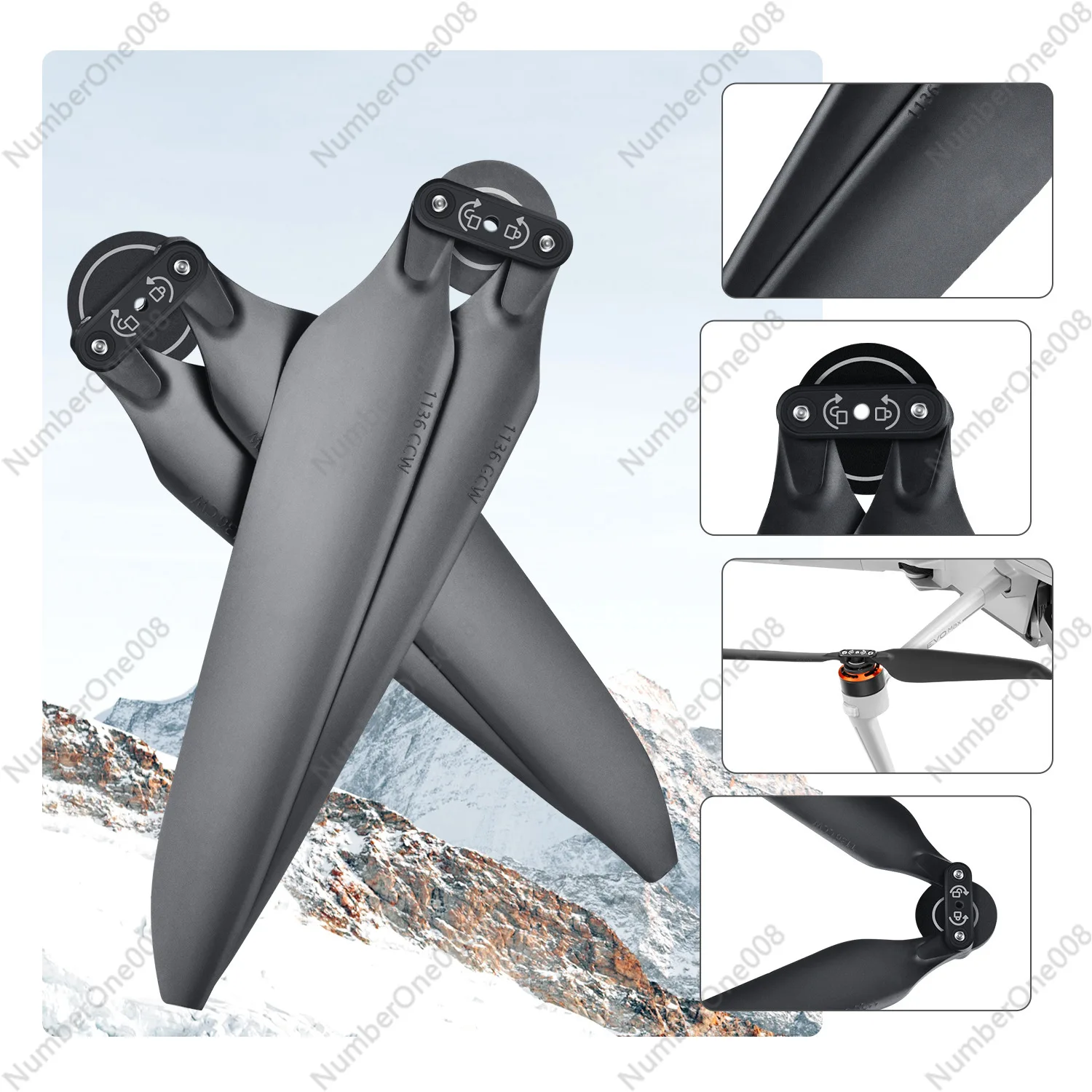 Daotong Intelligent Autel Drone EVO Max Series Universal Propeller Blade Drone Blade Accessories