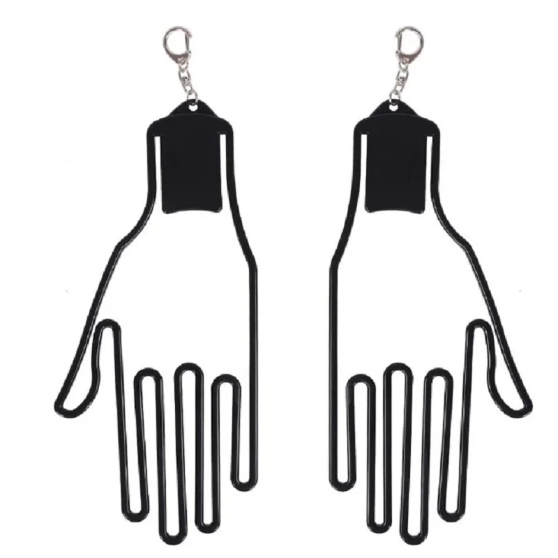 HOW TRUE 1 Pair Golf Gloves Stretcher Durable Plastic Glove Hanger Dryer Holder for All Sports Gloves