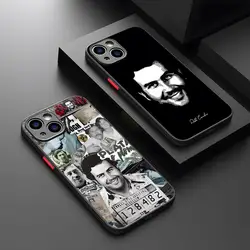 Narcos PABLO ESCOBAR Phone Case Potdemiel Matte Transparent For 16 15 IPhone 12 11 13 Pro Max X XR X Back Cover